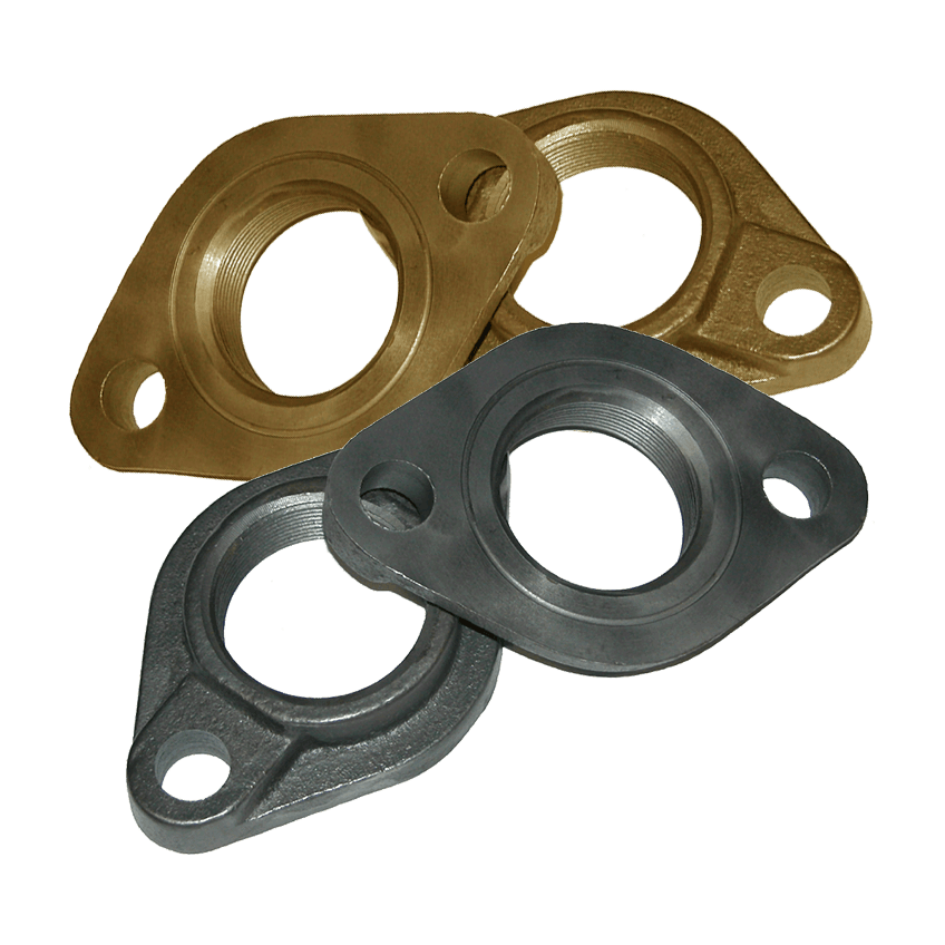 MARS brass and steel flanges