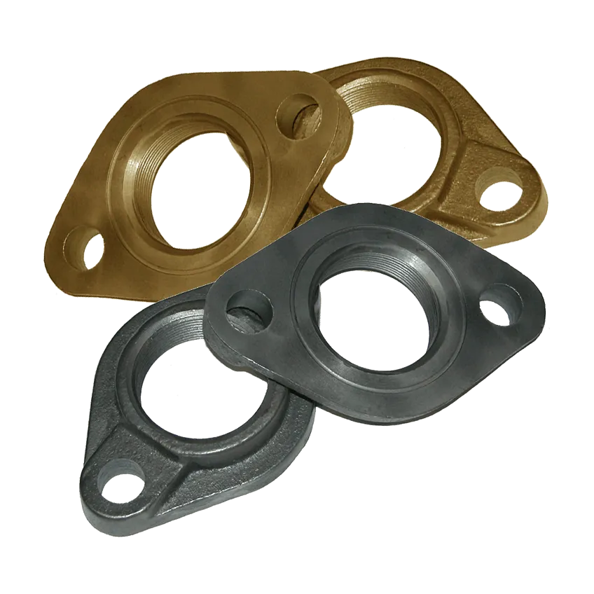 MARS brass and steel flanges